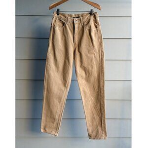 Guess USA Womens Jeans Size 31 Tan Brown Made in USA Vintage 90s
